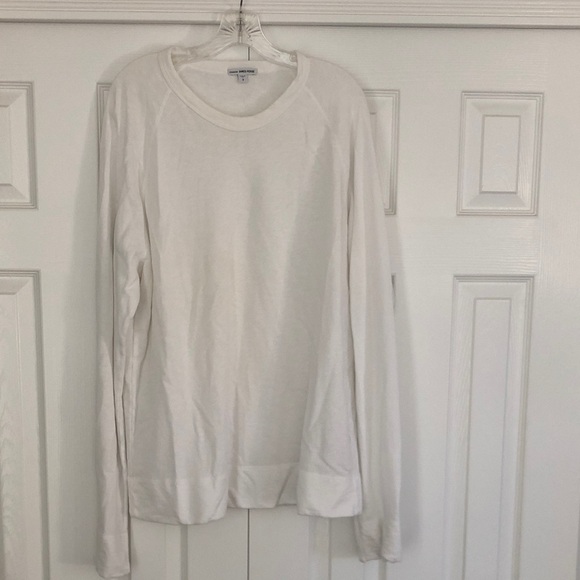 James Perse Other - James Perse White Long Sleeve Knit Top
